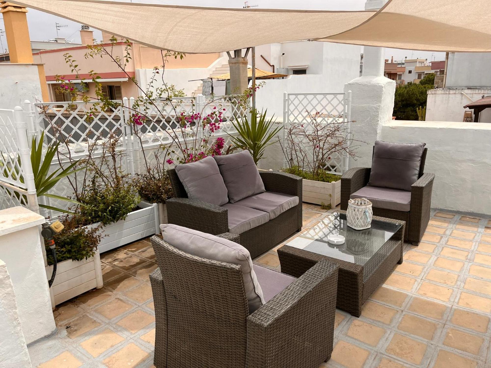 פולינאנו א מארה Vele Bianche Cosy Home Con Terrazza מראה חיצוני תמונה